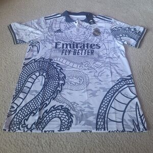 Adidas Real Madrid Chinese Dragon Soccer Jersey Adidas Men L